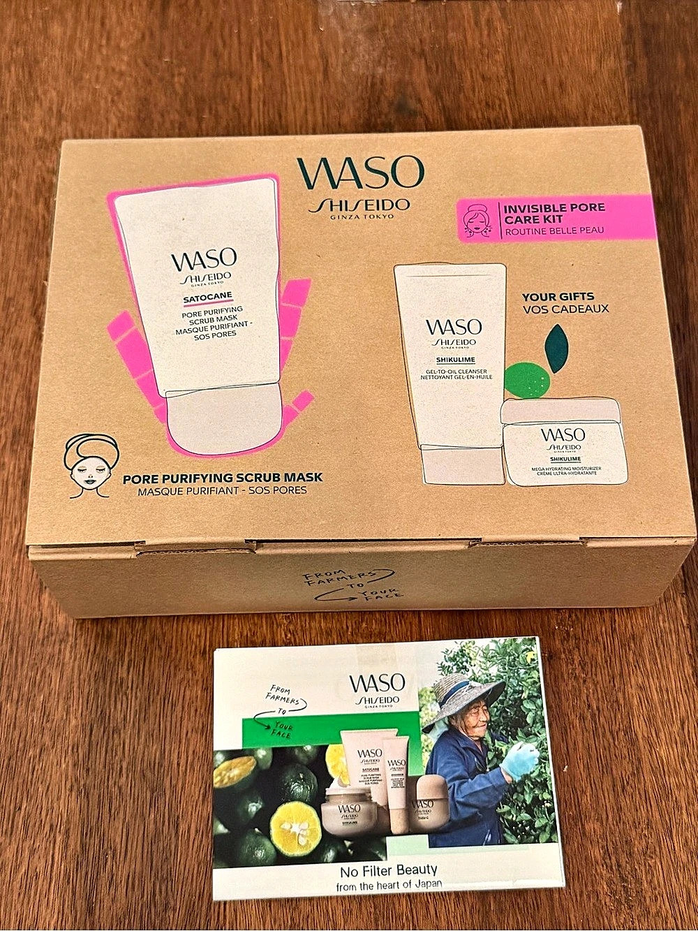 Shiseido Waso Invisible Pore Care Kit Skincare Gift Set